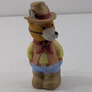 Vintage 1988 Lucy Rigg Enesco Big Bad Wolf‎ Disguise Hand Painted Porcelain